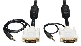 10FT DVI DUAL LINK DIGITAL TMDS MONITOR CABLE AUDIO DVI-D