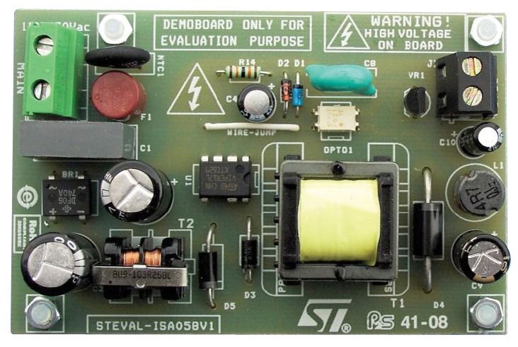Single Output SMPS Demonstration Board Based On The Viper17 OffLine High Voltage Converter