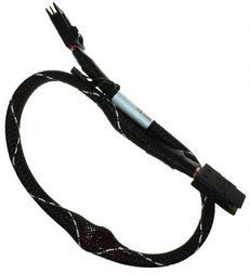 Cable Assembly Twin-ax 0.5m 30AWG 36 POS iPass to 36 POS iPass M-M Crimp-Crimp Bag