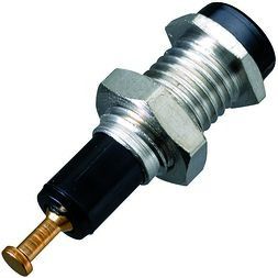 Conn Tip Jack F 1 POS ST Jam Nut 1 Port