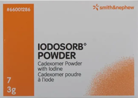 IODOSORB Йодосорб порошок 7 х 3 г, 0.9%, Smith&Nephew