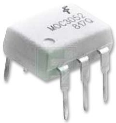 Optocoupler Triac AC-OUT 1-CH 600VDRM 6-Pin PDIP White Bulk