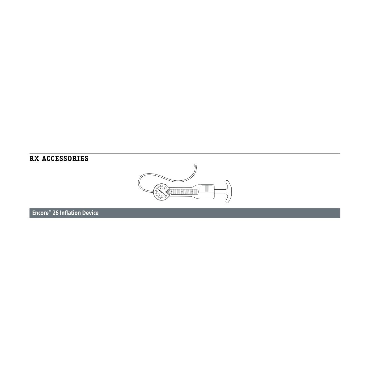 Encore ™ 26 Inflation Device Boston Scientific