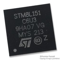 MCU 8-bit STM8L STM8 CISC 32KB ROM 2.5V/3.3V 48-Pin UFQFPN