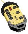 SAFETY SURGE PROTECTOR 120V 8 OUTLET METAL 12FT CORD OSHA