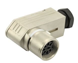 Conn Circular Housing M16 Receptacle SKT 8 POS Brass/Die-cast Zinc