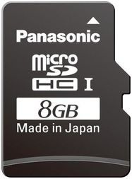microSD Card 8GB 4.6V Industrial Temp