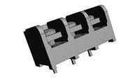 Conn Barrier Strip 3 POS 9.53mm Solder ST Thru-Hole 25A/Contact