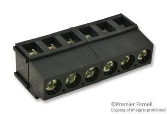 Conn Terminal Block 6 POS 5.08mm Solder ST Thru-Hole 10A