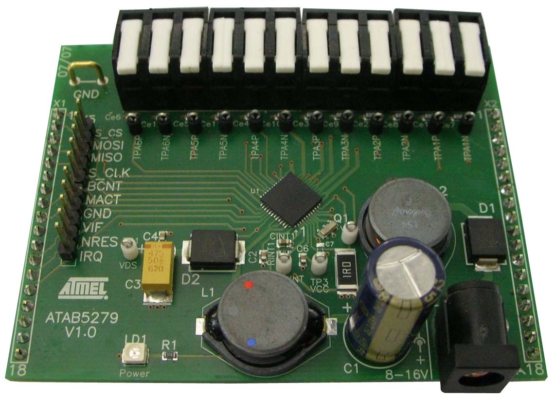 SiX Fold LF Antenna Driver Board ATAB5279 Used For Automotive Passive Entry Wakeup Applications