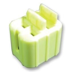 Connector Accessories RCP 4 POS 4.8 mm Double-Lock Plate Polybutylene Terephthalate Yellow