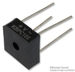 Diode Rectifier Bridge Single 600V 3A 4-Pin D-46