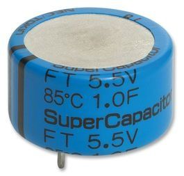 Cap 0.1F 5.5V -20% to 80% (11.5 X 8.5mm) Radial Cylindrical 5.08mm 85°C Bulk
