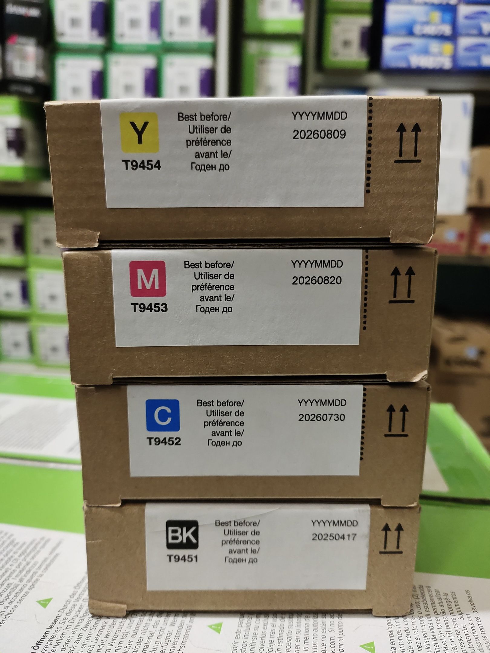 Картридж C13T945140 T945240 T945340 T945440 для EPSON WORKFORCE C5290DW/ C5790DW КОМПЛЕКТ