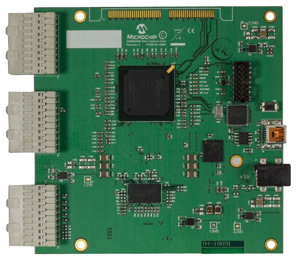 MCP37XXX Pipeline ADC Data Capture Card