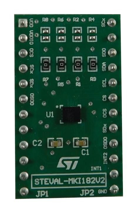 ISM330DLC Adapter Board for a Standard DIL 24-Pin Socket