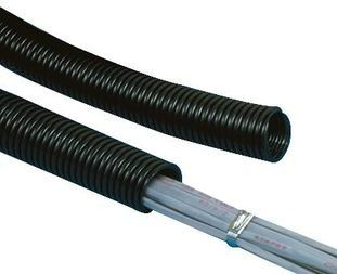 Cable Accessories Corrugated Tubing Polyethylene Black