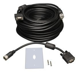 50FT VGA COAX MONITOR EASY PULL EXT CABLE HIGH RES HD15