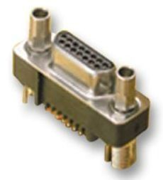 Conn Micro D Subminiature PL 15 POS 1.27mm Solder ST Through Hole Tube