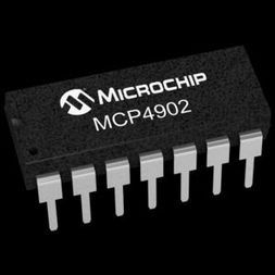 DAC 2-CH Resistor-String 8-bit 14-Pin SOIC N Tube
