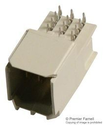 Conn DIN 41612 PIN 3 POS 3mm Press Fit RA Thru-Hole