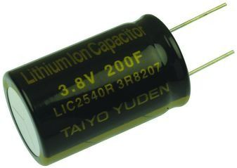 Cap 200F 3.8V 20% Radial Aluminum Cylindrical Can 60°C