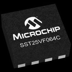 Flash Serial-SPI 3.3V 64Mbit 8M x 8bit 6ns 8-Pin WSON EP