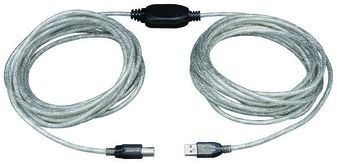 36FT USB 2.0 HI-SPEED A/B ACTIVE REPEATER CABLE MALE/MALE