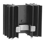 Heat Sink Passive TO-220 Radial Clip 5°C/W Black Anodized