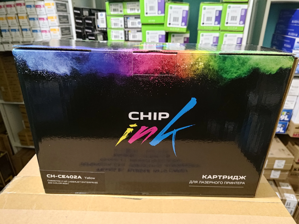 Картридж CHIP CH-CE402A для HP CLJ M551/M570/575