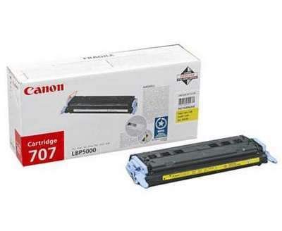 Картридж 707Y (9421A004) для Canon LBP5000/5100 желтый