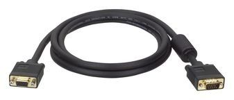 100FT VGA COAX MONITOR EXTENSION CABLE HIGH RES HD15 M/F