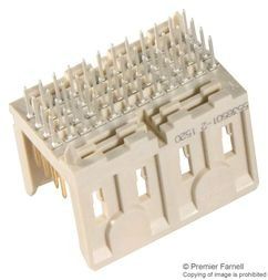 Conn Backplane HDR 48 POS 2mm Solder ST Thru-Hole