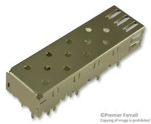 SFP Cage Assembly with Press-Fit Legs Copper Alloy Tray
