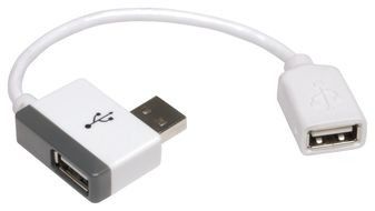 6IN USB 2.0 HI-SPEED PORT LIBERATOR CABLE A/A BUILT-IN CHRG
