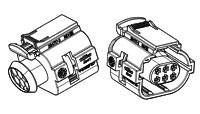 Conn Housing RCP 6 POS 4mm Crimp ST Cable Mount