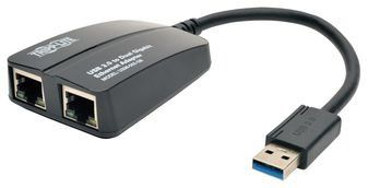 USB 3.0 TO DUAL PORT GIGABIT ETHERNET ADAPTER 10/100/1000 MB