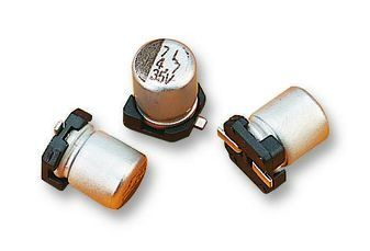Cap Aluminum 4.7uF 50V 20% (5 X 5.3mm) SMD 6 Ohm 17mA 2000 hr 105°C Blister T/R