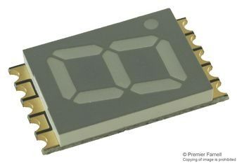 Displays Segmented Module 1DIGIT 8LED Green 10-Pin SMD T/R
