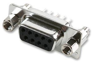 Conn D Subminiature RCP 9 POS 1 Shell Size 2.77mm Solder ST Through Hole Tray