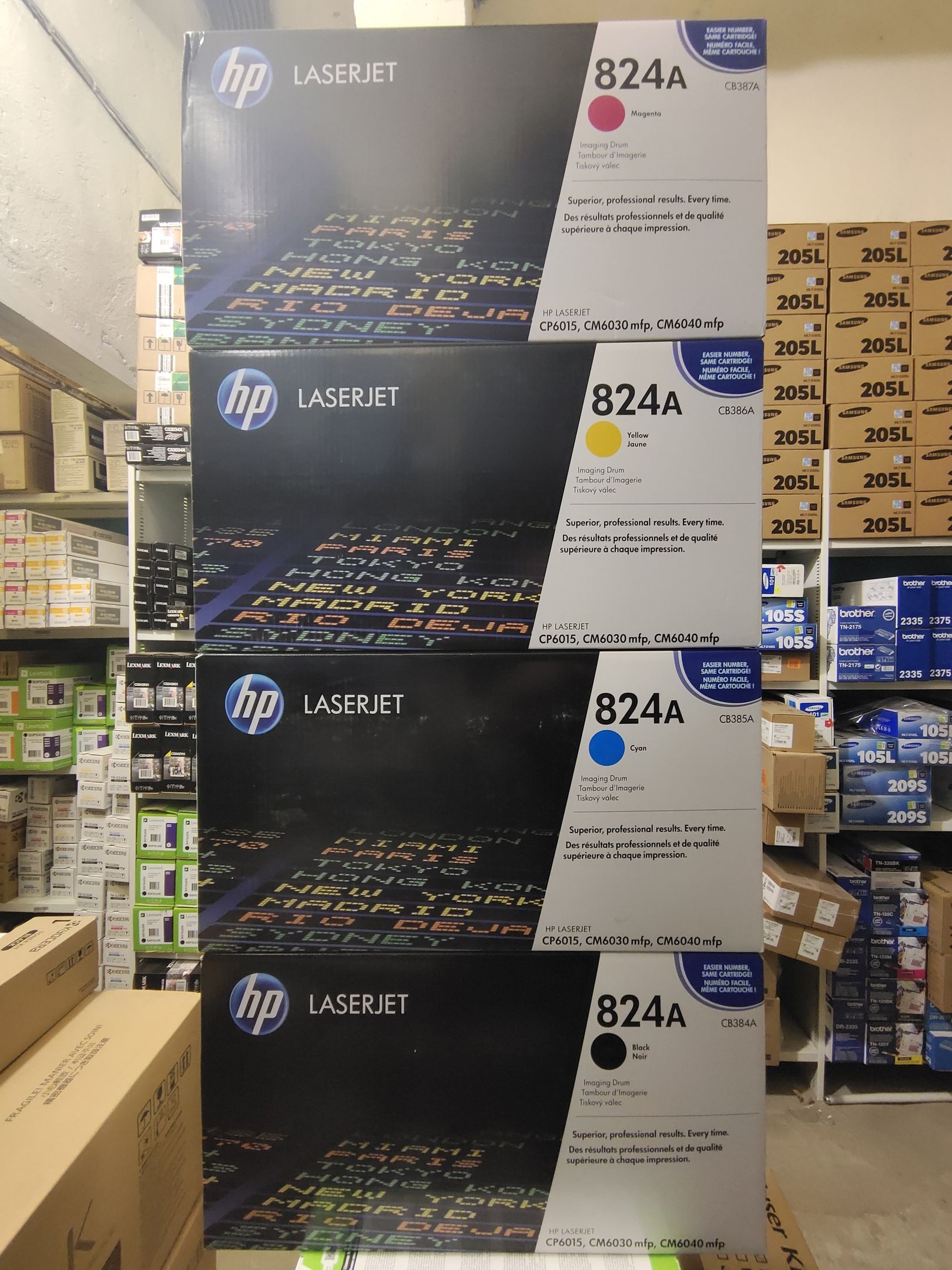 Фотобарабан CB384A CB385A CB386A CB387A для HP CLJ CP6015/CM6030 КОМПЛЕКТ