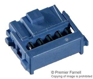 Conn IDC Connector F 10 POS 2.54mm IDT RA Cable Mount
