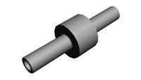 Conn LGH 1 POS Solder ST Cable Mount 1 Terminal 1 Port