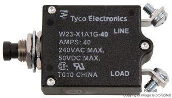Circuit Breaker Thermal 1Pole 40A 250VAC/50VDC