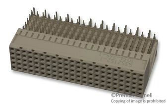 Conn Hard Metric RCP 110 POS 2mm Solder RA Thru-Hole