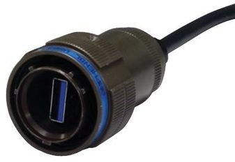 USB3 FIELD PLUG W/ A CODED 1.0 M USB3-A CORDSET CRSD OD CAD