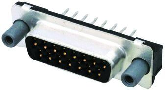 Conn D-Subminiature SKT 37 POS 2.77mm Solder ST Thru-Hole 37 Terminal 1 Port
