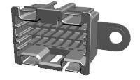 Conn Housing RCP 21 POS 5mm Crimp ST Cable Mount Box