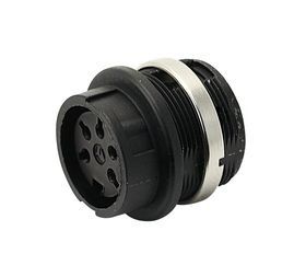 Conn Circular F 6 POS Crimp ST Panel Mount 6 Terminal 1 Port