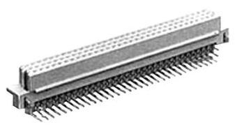 Conn DIN 41612 RCP 64 POS 2.54mm Solder RA Thru-Hole